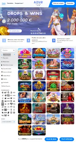 l'application et interface 5 Gringos Casino