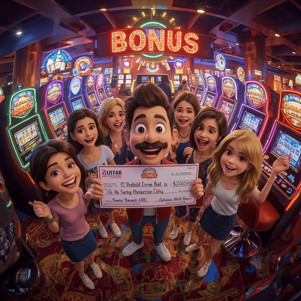 bonus dans les mains d'un homme au casino 5 Gringos Casino
