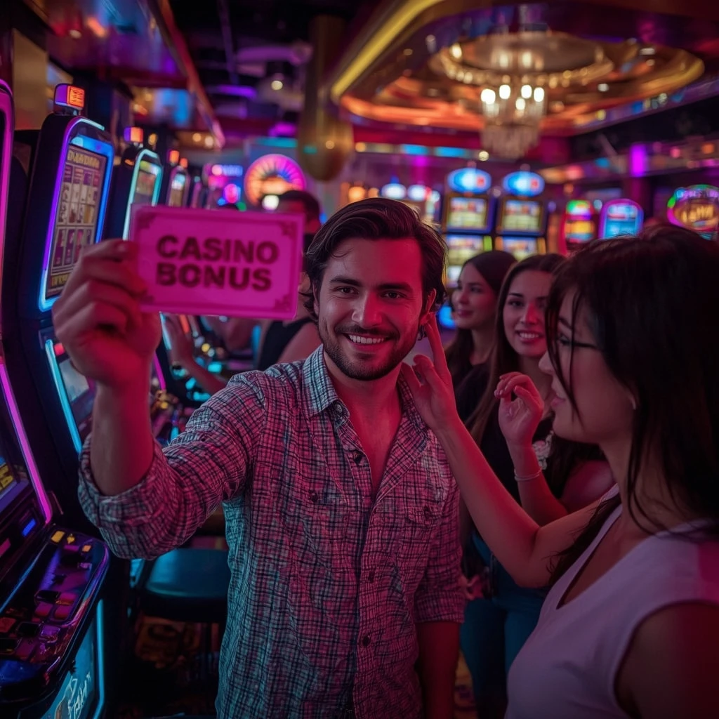 une personne montrant un bonus de 5 Gringos Casino